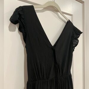 Black short sleeve maxi dress from Gap